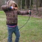 Young Hunter Honing their Archery Skills