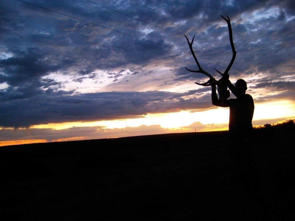 At the End of a Successful Hunting Trip