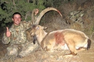 Brent Bowen with his Ibex in New Mexico