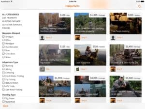 HappyHunts Booking App