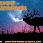 Elk Hunting Meme: Happy Birthday from Hunting Magazine
