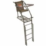 Millennium Treestands L-110-SL Single Ladder Stand with Folding Seat, 21′