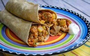 Recipe: Wild Turkey-Potato Dinner Wrap