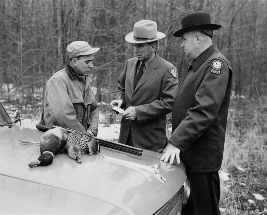 Fish and Wildlife Law Enforcement Checking Hunters Hunting License - Hunting Magazine