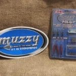 Hunting Magazine Contest Prize Muzzy MX 4 4 Blade 3 Pack of Broadheads and Large Muzzy Archery Sticker