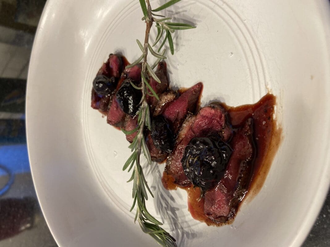 Reader's Recipe: Red Head Duck Breast With Grape Reduction