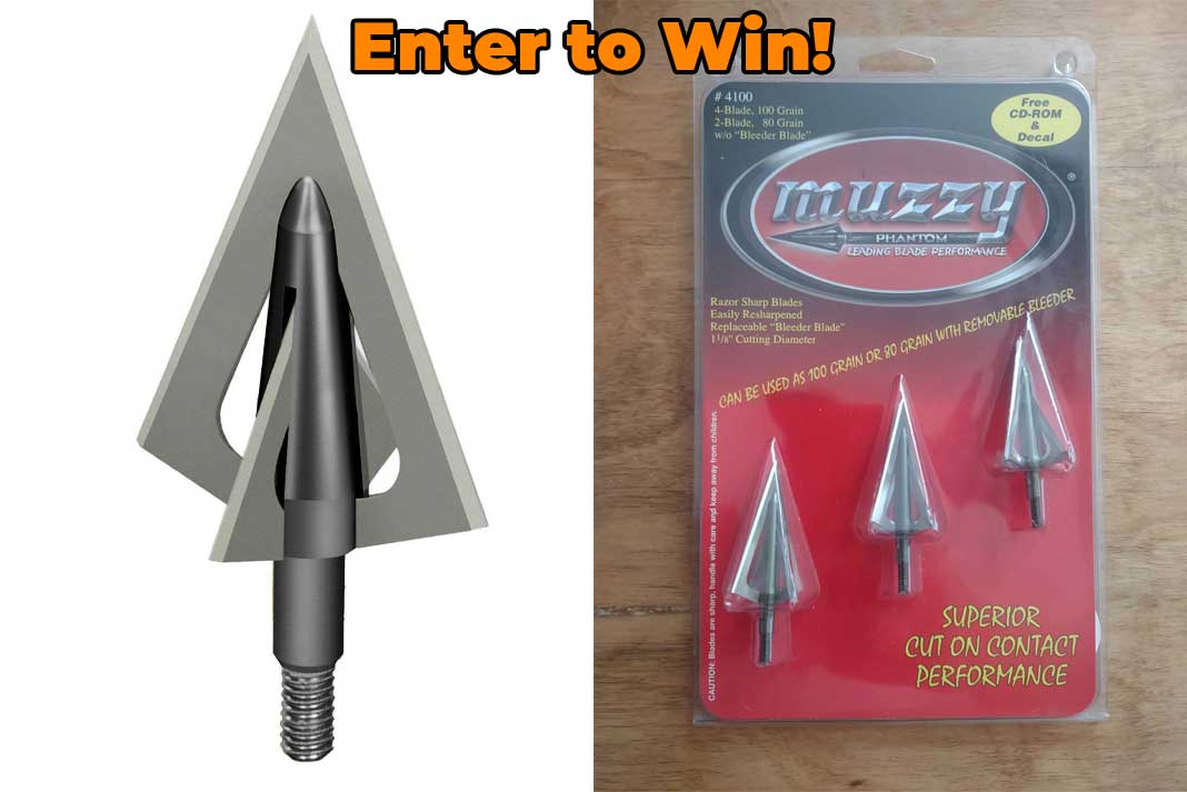 Win a Muzzy Phantom Broadhead with Bleeder Blade Set from Hunting