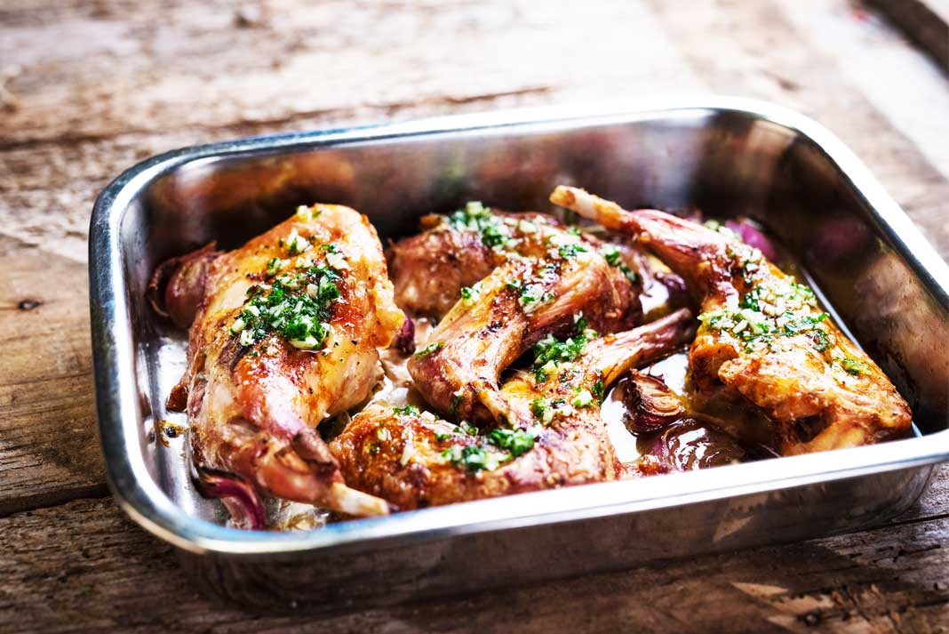 Oven Roasted Rabbit-Legs with Seasonings - Hunting Magazine