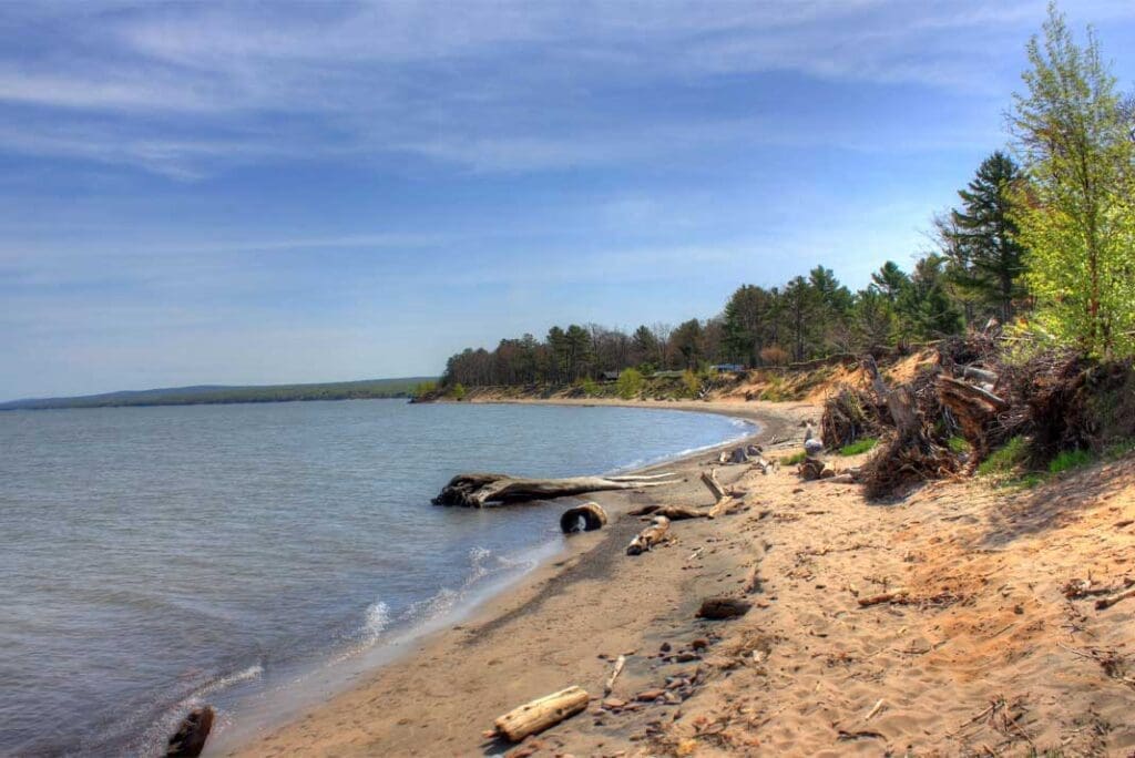 Rugged Shoreline at McLain State Park, Michigan