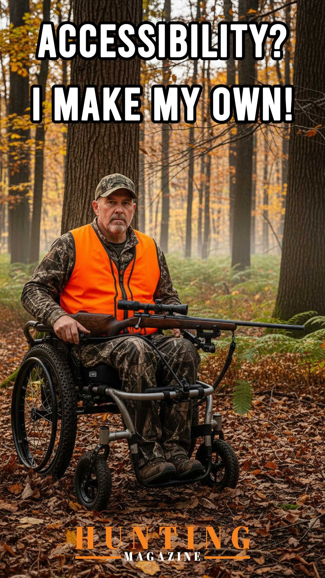 Disabled Deer Hunter Accessibility Meme I Make My Own Trails