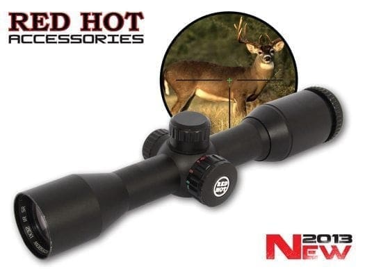 RED HOT 1X Illuminated Multi-Reticle Scope