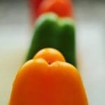 Green and Red Peppers