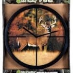Autumn Whitetail Crosshairs Clock sold at Cabelas