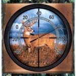 Whitetail Deer Metal Outdoor Scope Thermometer sold Cabelas online