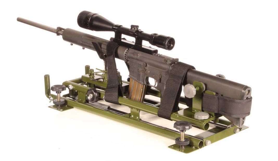 HYSKORE®-DUAL DAMPER Machine Shooting Rest