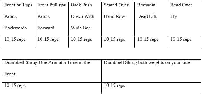 Outdoor Fitness Chart 5