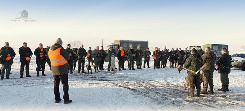 Hunting in The Snow in The Heart of Europe (Slovakia &ndash;Veľk&yacute; Grob)