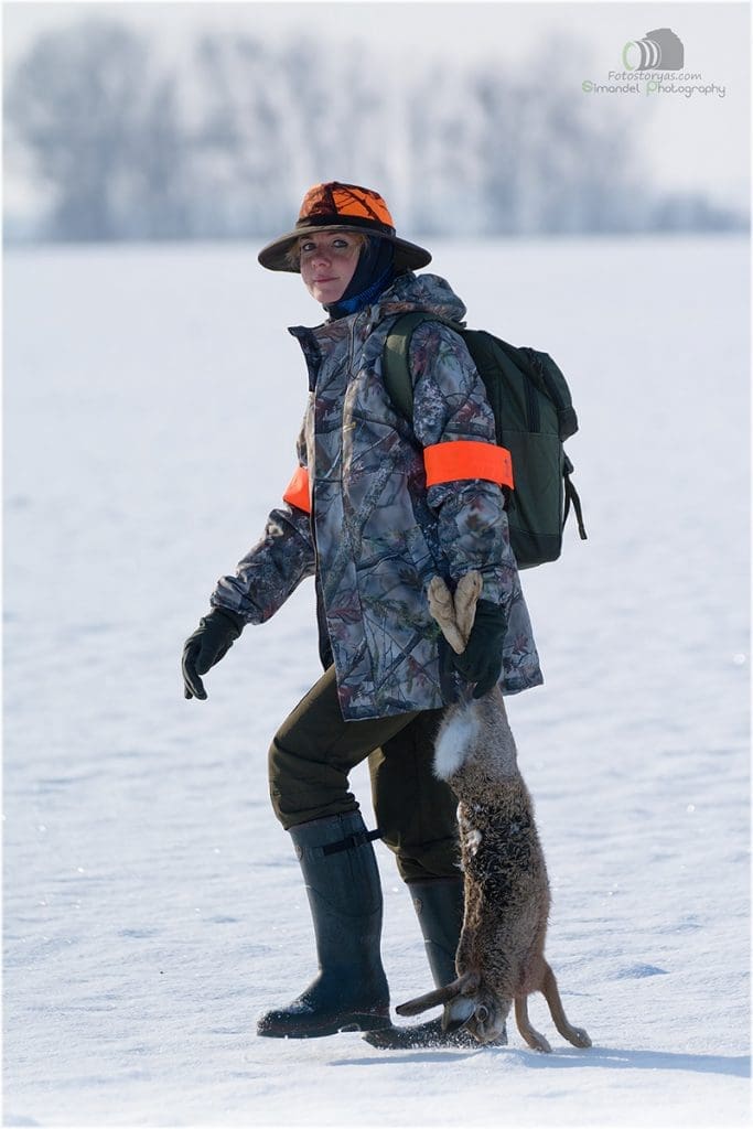 Hunting in The Snow in The Heart of Europe (Slovakia &ndash;Veľk&yacute; Grob)