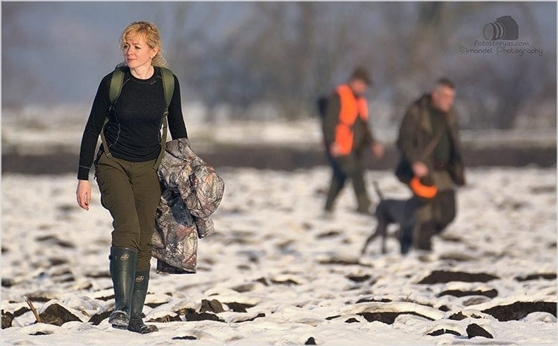 Hunting in The Snow in The Heart of Europe (Slovakia &ndash;Veľk&yacute; Grob)
