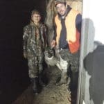 2016 Photo of Ryan Garrison and Brandon Ryan with a nice eating Spike Buck that was shot with a 7mm 08 Tikka T3 Rifle