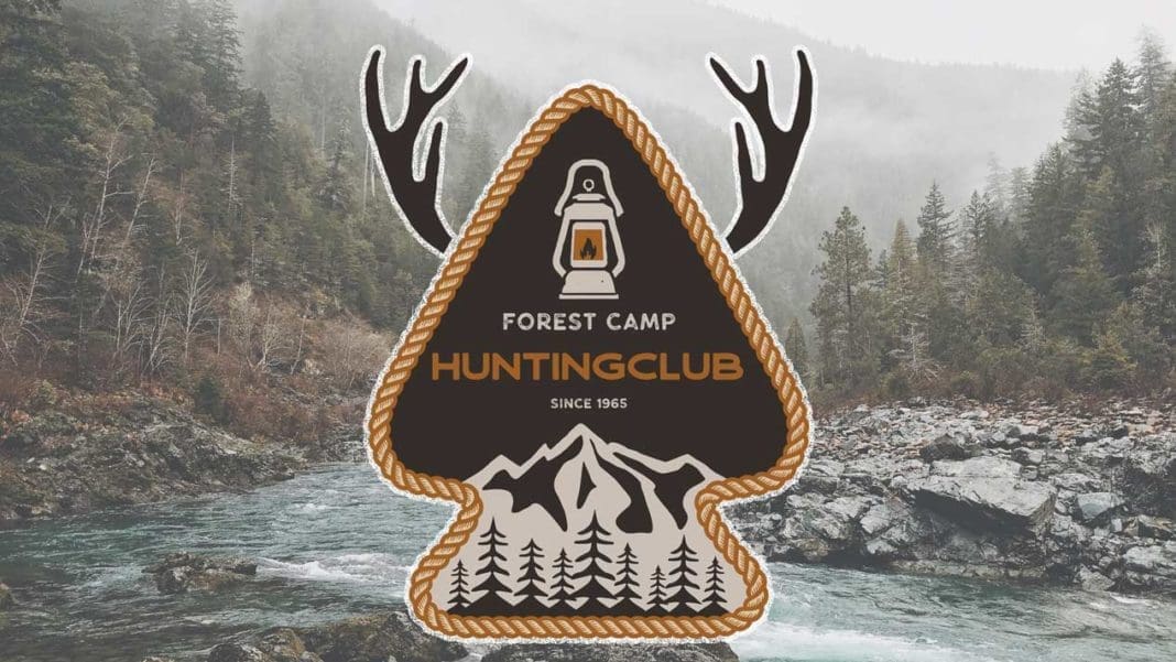 Forest Camp Hunting Club Embroidered Patch | Hunting Magazine