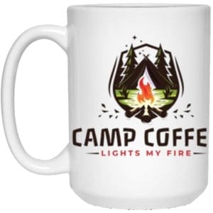 Camp Coffee Lights My Fire 15 oz. Coffee Mug - Hunting Magazine