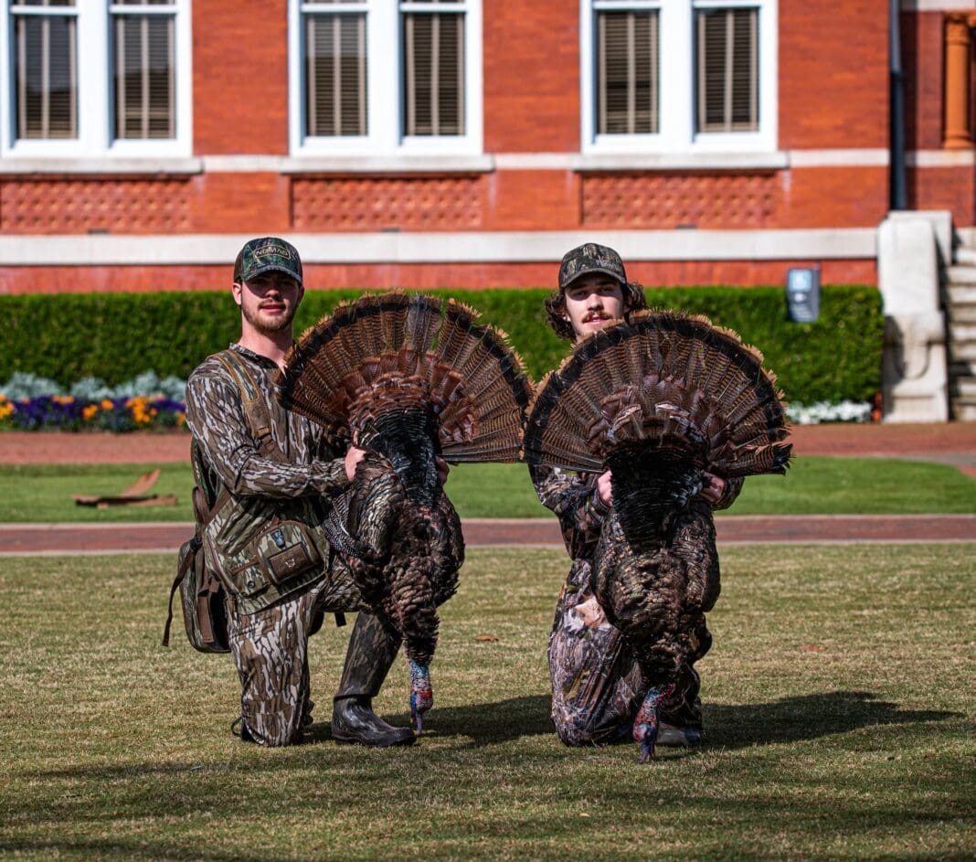 Turkey Hunting Season is underway! Bagged in Chambers County Alabama at the same time on 3/25/23. Ben and Ryan