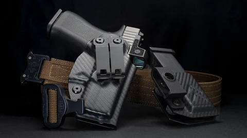 Holster belt mag carrier combo