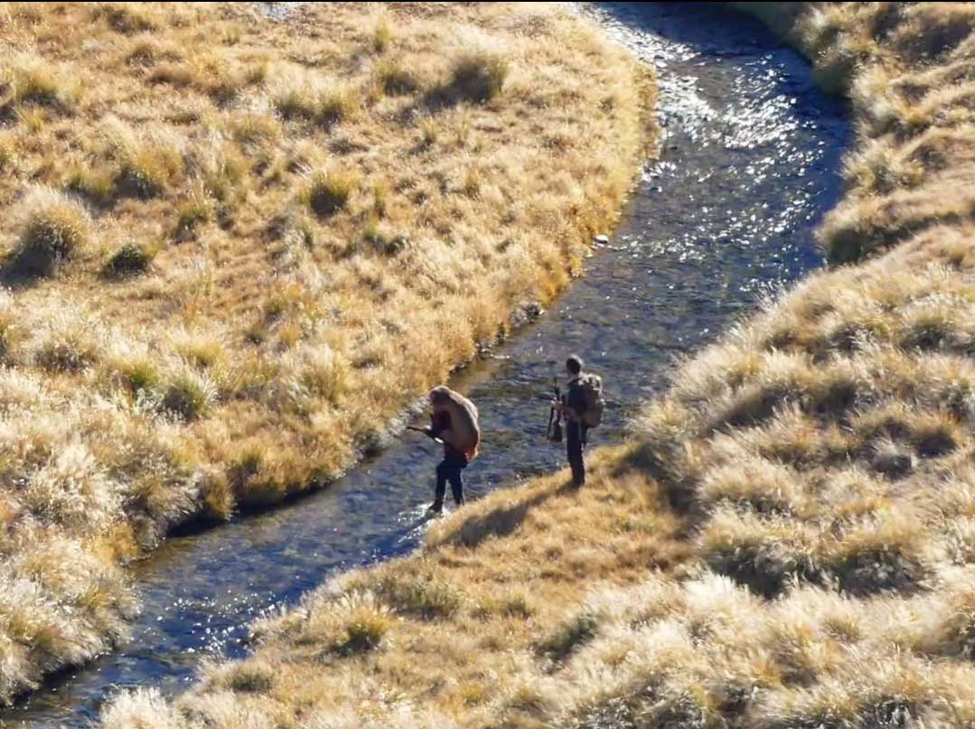 Crossing the Creek on the Plains During Hunting Trip - Hunting Magazine