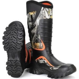 Pictured: Kalkal Insulated Rubber Hunting Boots for men - Hunting Magazine