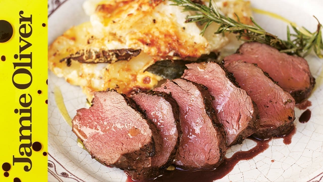Jamie Oliver's Pan Roasted Venison