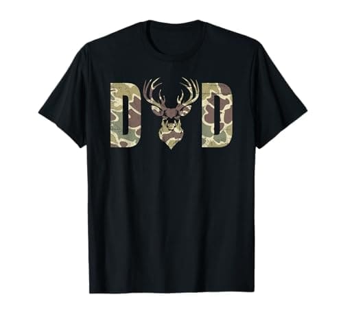 Camouflage Dad: Hunting Gift T Shirt