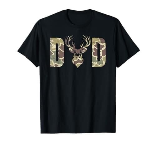 Camouflage Dad: Hunting Gift T Shirt