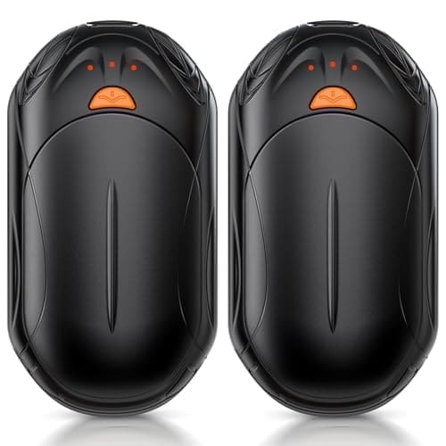 Rechargeable Hand Warmers 2 Pack: 6000mAh Electric Heater, Gifts