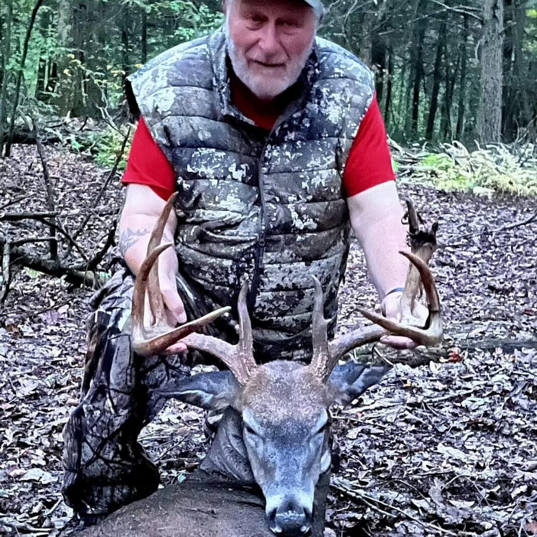 Congrats to Bob Parkhurst on a hammer of a NY archery buck on ope...
