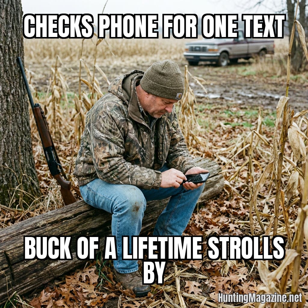 Checks Phone, Missed Buck: The Whitetail Hunter's Curse