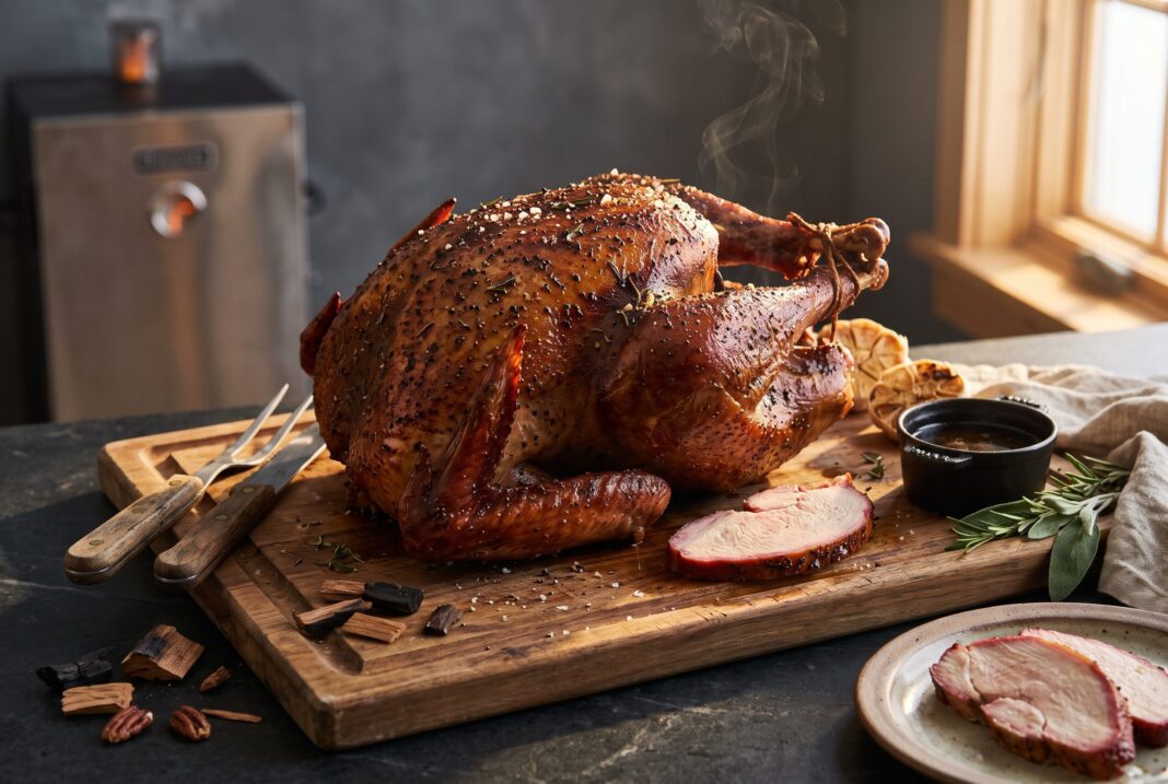 how to smoke a whole wild turkey in an electric smoker